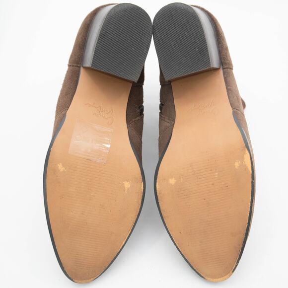 Crown Vintage Brown Suede Saleen Ankle Boots Size 8 - Picture 9 of 12